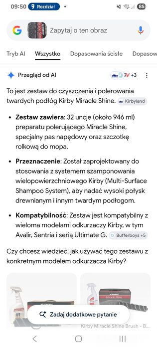 Zestaw czyszczący kirby
