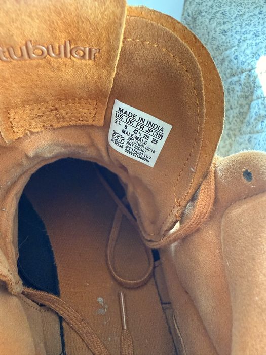 Оригінал adidas Tubular S80401, замшеві кросівки, 43⅓