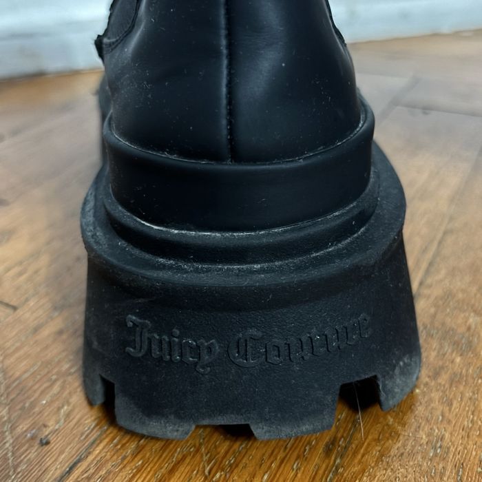 Buty Juicy Couture czarne sztyblety botki