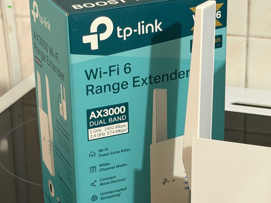 Repetidor TP-Link RE705X AX3000 Wi-Fi 6 (Como Novo)