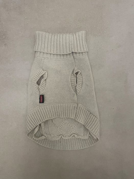 Beżowy sweterek dla psa (35 cm)
