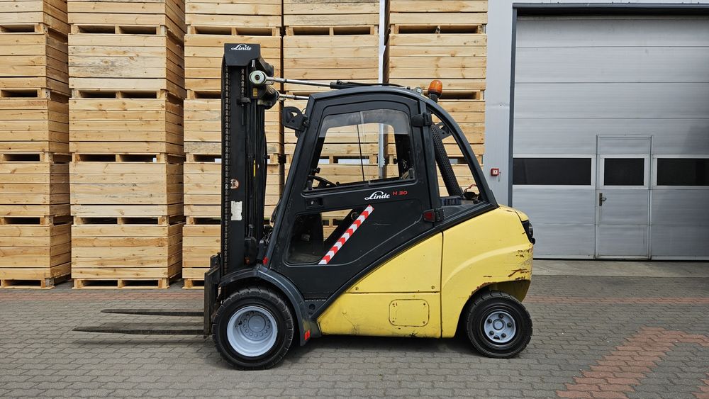 Wózek Widłowy Linde H30D Diesel Bliźniaki 2007r 10300MTG Terenowy
