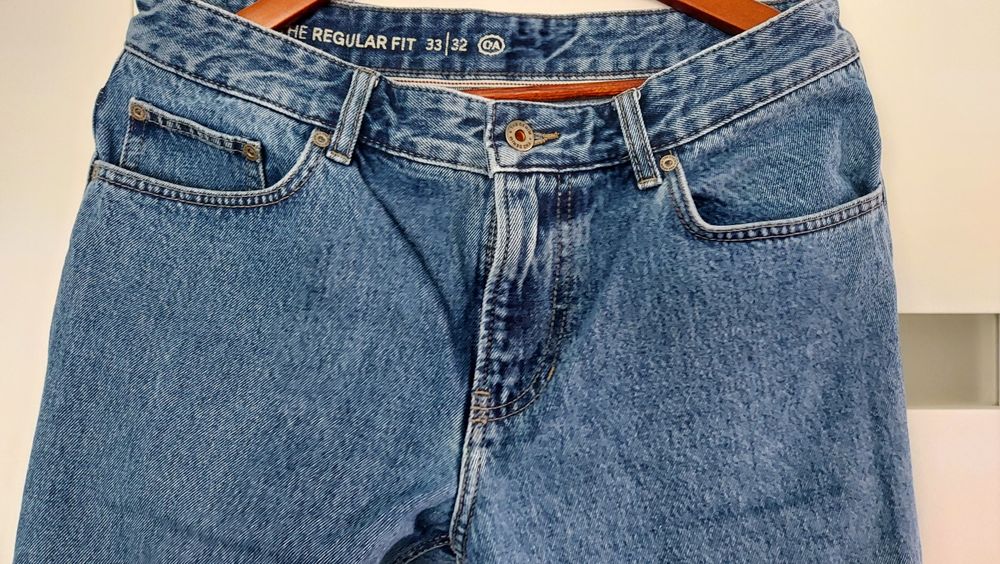 Spodnie Jeans THE DENIM  C&A regularnie fit 33/32