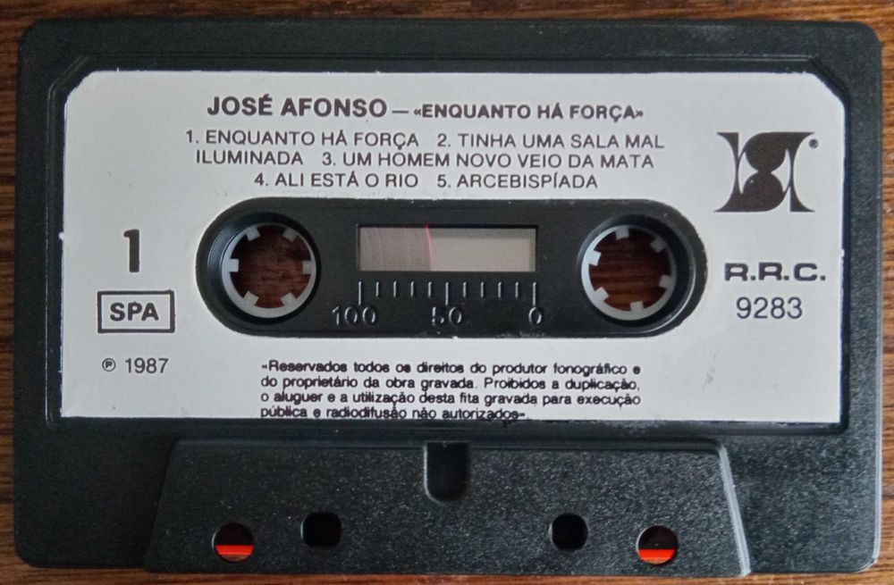 José Afonso	- - - - -		Enquanto Há Força	- - - - -	K7
