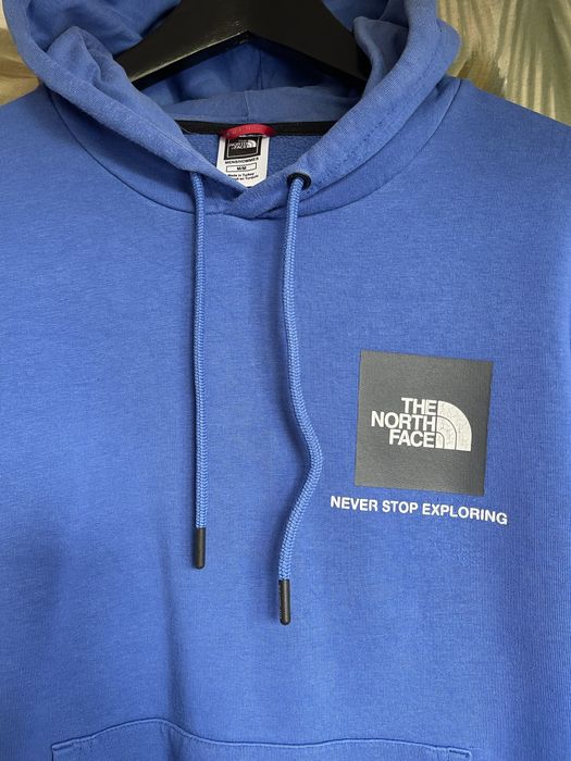 Bluza z kapturem The North Face niebieska rozmiar M