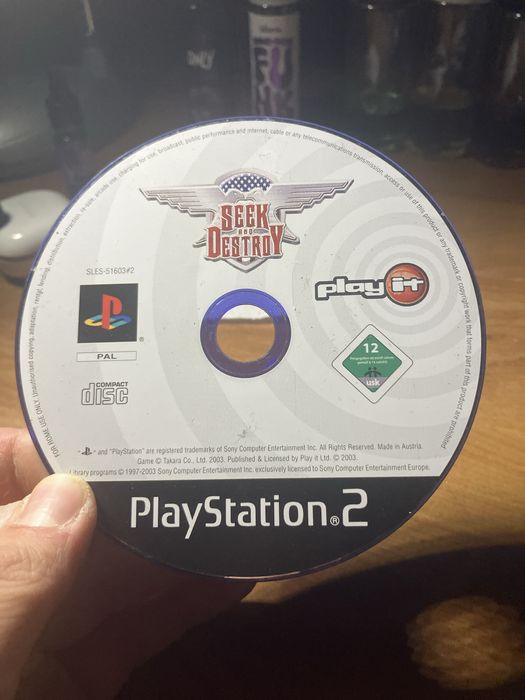 Gra na PlayStation2: Seek and Destroy,stan dobry