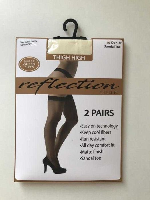 Панчохи білий колір plus size