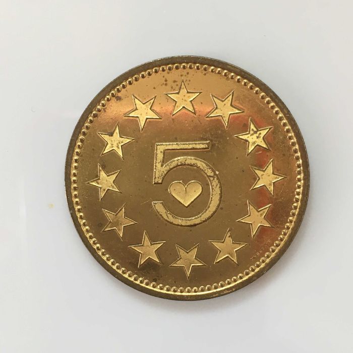 Ficha de jogo CASINO 5 Francos GLOBUS - Suiça