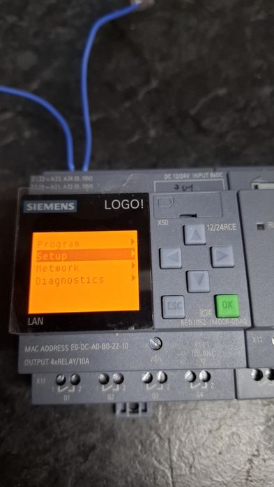 Sterownik PLC Siemens BM 12/24 RCE z modulem rozszerzen DM 16 24 R