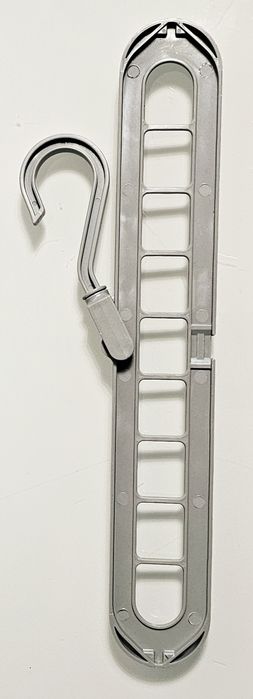 Nowy 2 x szary, funkcjonalny wieszak