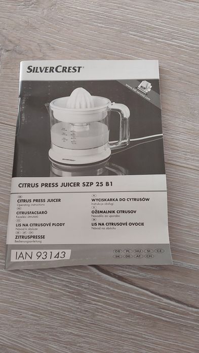 Wyciskarka do cytrusów nowa SilverCrest