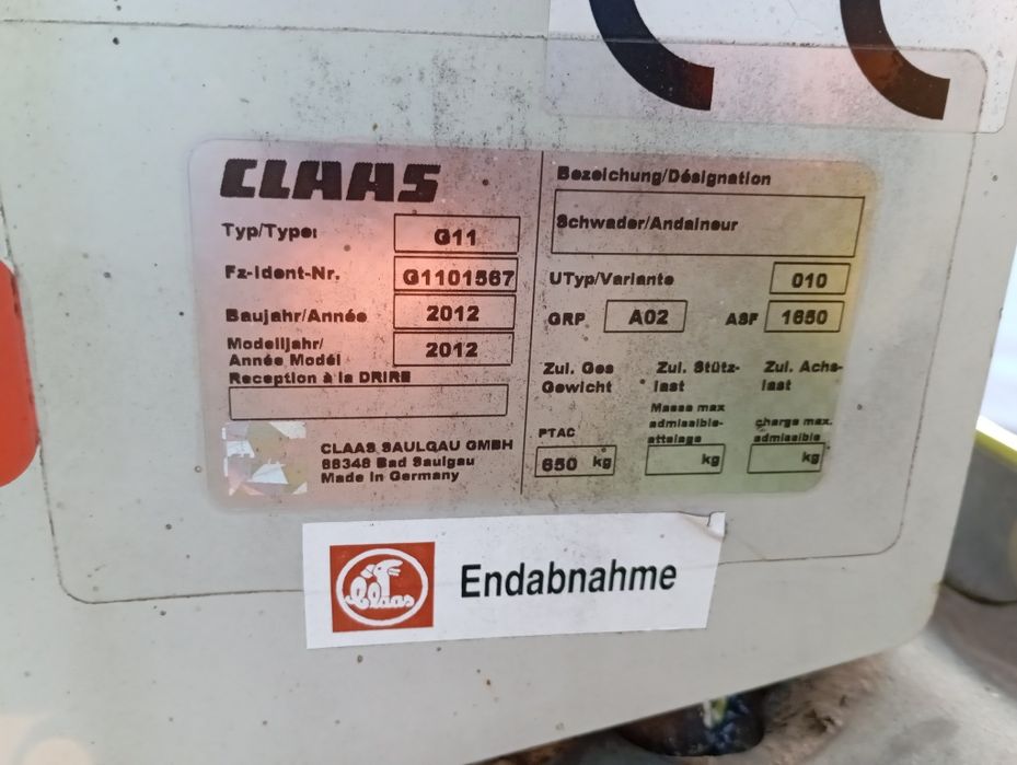 Sprzedam zgrabiarka CLAAS LINER 420