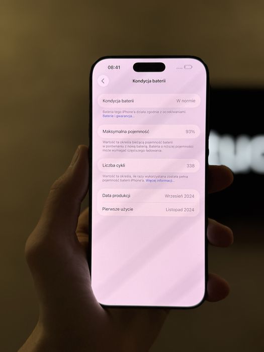 RATY 0% iPhone 16 Pro Max 256GB BATERIA 93% GWARANCJA 12 miesiecy!!!