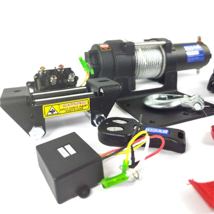Электрическая лебедка на квадроцикл 2000 кг 12В Husar Winch (Польша)