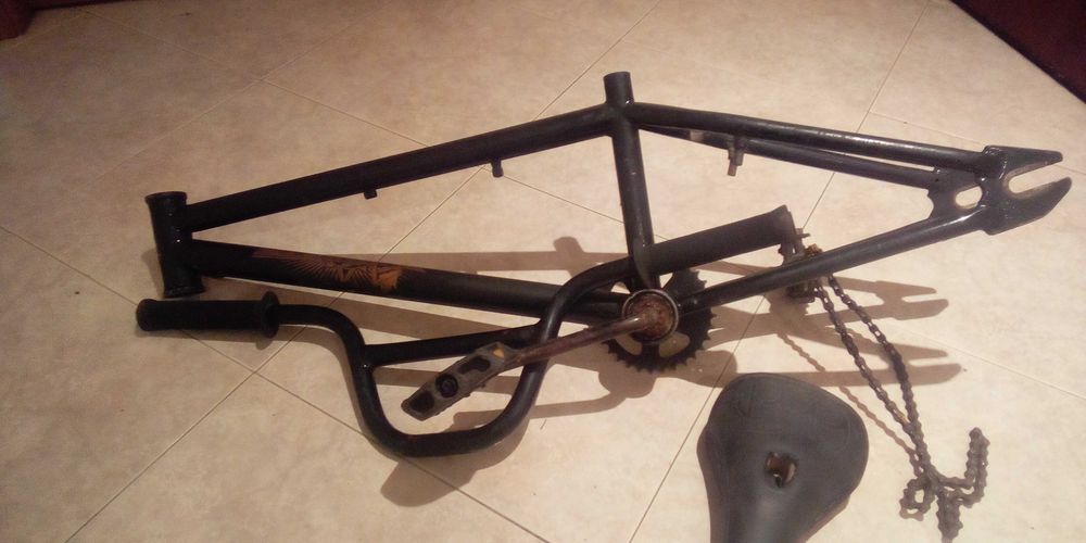 Quadro preto guiador e  banco