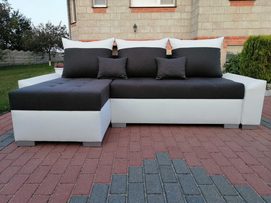 Narożnik Mateo | Nowoczesna kanapa | Rozkładana | Funkcja spania