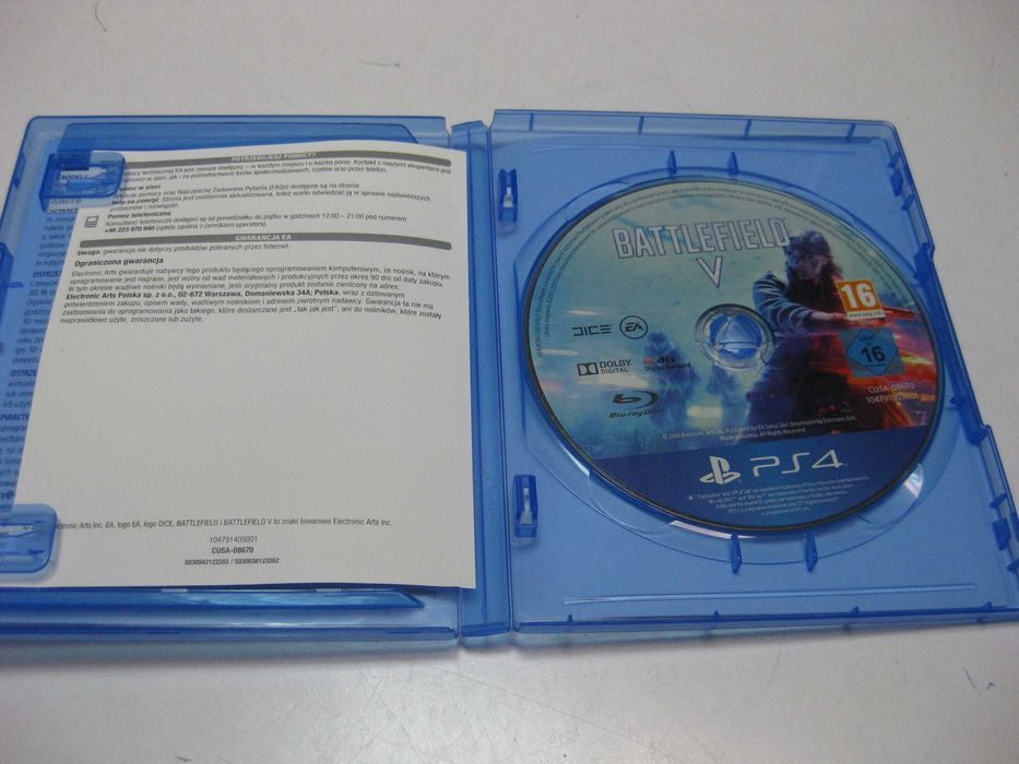 Gra na PS4 PlayStation 4 Battlefield V PL