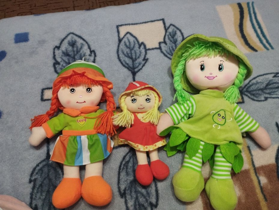 Мягкие игрушки куклы, животные