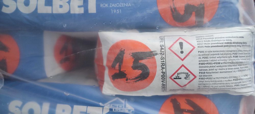 Zaprawa klejąca do ociepleń na cemencie szarym Gabit TERMO PLUS szara