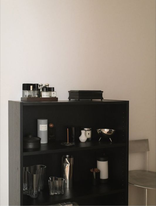 IKEA zestaw 5 półek czarnybrąz do szafek BESTA