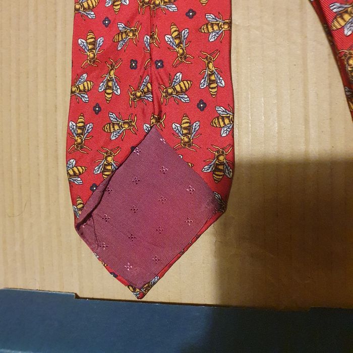 Krawat pszczoły jedwab(k-1) OK