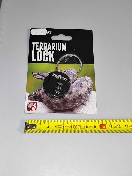 Kłódka Szyfrowa Zamek z Kodem Numerycznym Terrarium Repti Planet Nowa