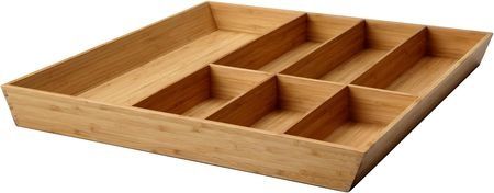 Bambusowy wklad do szuflady organizer na sztućce Ikea