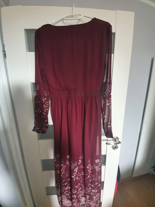 sukienka Vero Moda M bordowa