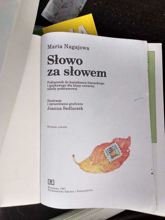 Język polski 4 kl. szkoły podstawowej. Słowo za Słowem. Maria Nagajowa