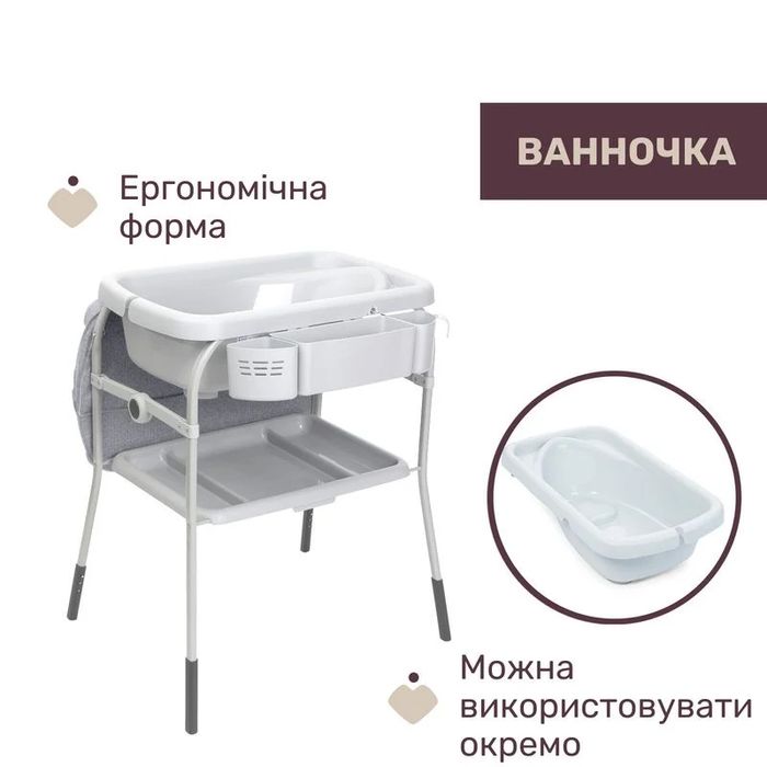 Продам пеленальный столик с ванночкой Chicco Cuddle & Bubble в идеальном состоянии