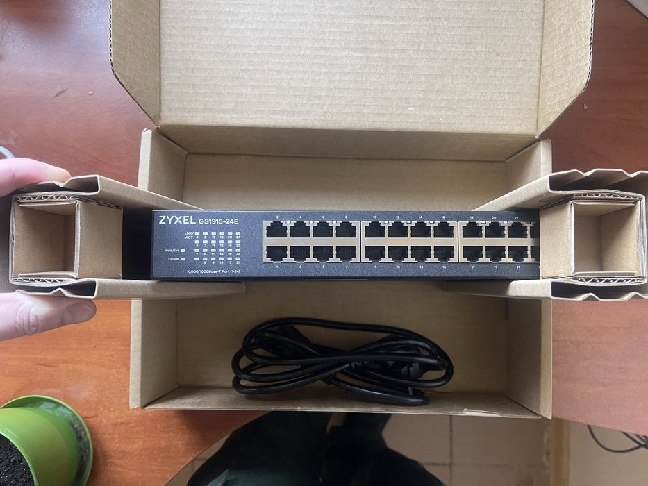 Комутатор ZYXEL GS1915-24E (GS1915-24E-EU0101F) НОВИЙ