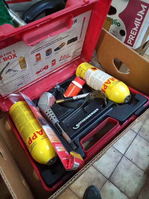 kit de maçarico a gás Rothenberg