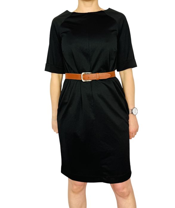 Czarna sukienka z kieszeniami S/M 36/38