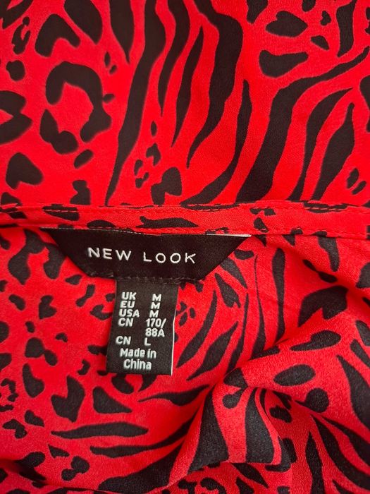 Kombinezon New Look jak nowy spódnico spodnie panterka orange rozm. M