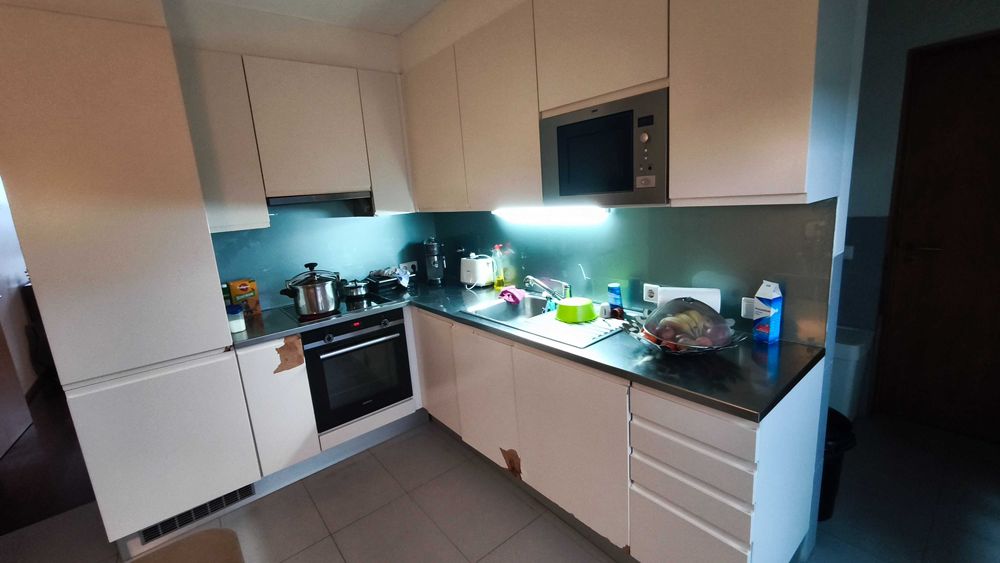 Móveis de cozinha,banca inox + mesa de apoio