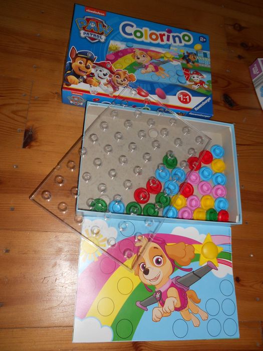 Jogos didaticos, em madeira, patrulha pata, etc