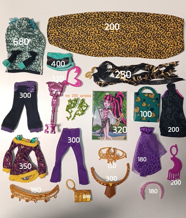 аксесуари одяг щоденники монстер хай monster high