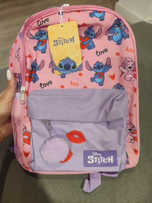 Mochila pré escolar Stitch novo com etiqueta