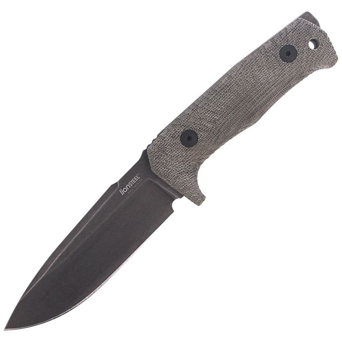 Nóż LionSteel Tactical Green Canvas Micarta, PVD / Stone (T5B CVG)