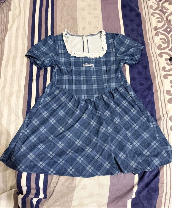 Vestido Azul Curto
