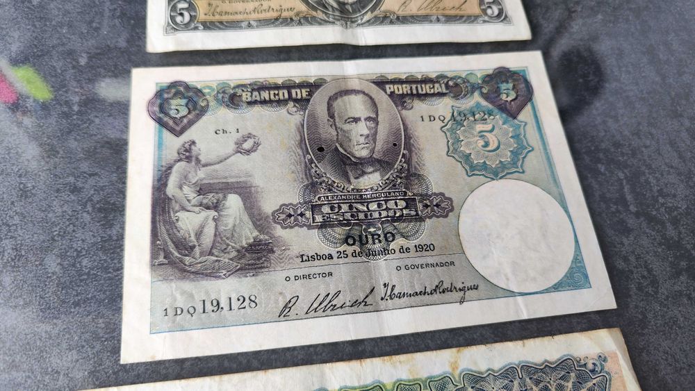 Vendo Notas Portugal