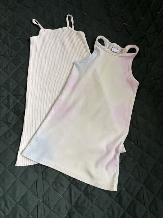 Sukienka sukienki prążek zara 120 zestaw