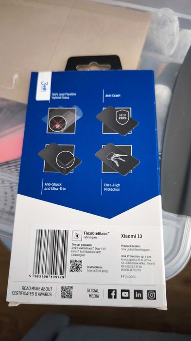 Szkło hybrydowe 3mk FlexibleGlass Premium Protection Xiaomi 13