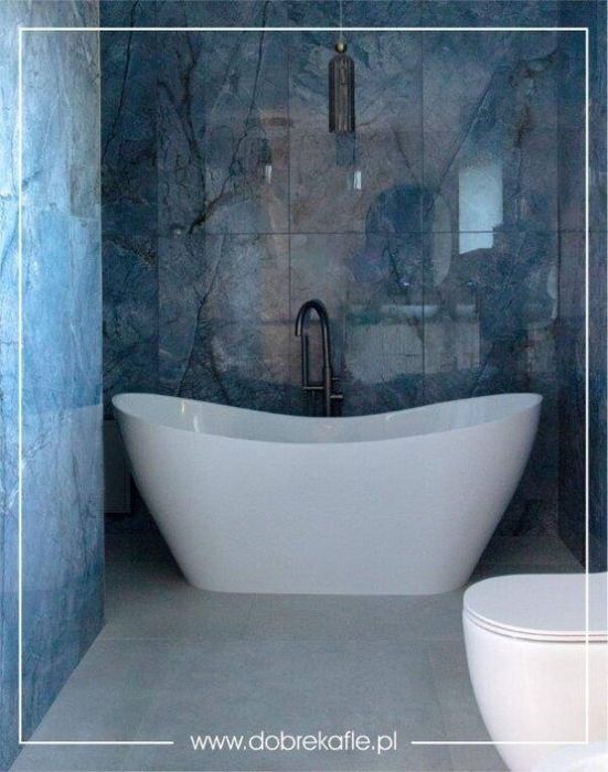 MONET BLUE Gres Poler 119,8X119,8 Błękitny niebieski gres 120x120 !!!