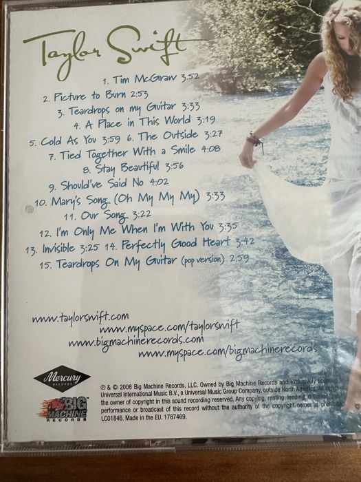 Taylor Swift debut cd