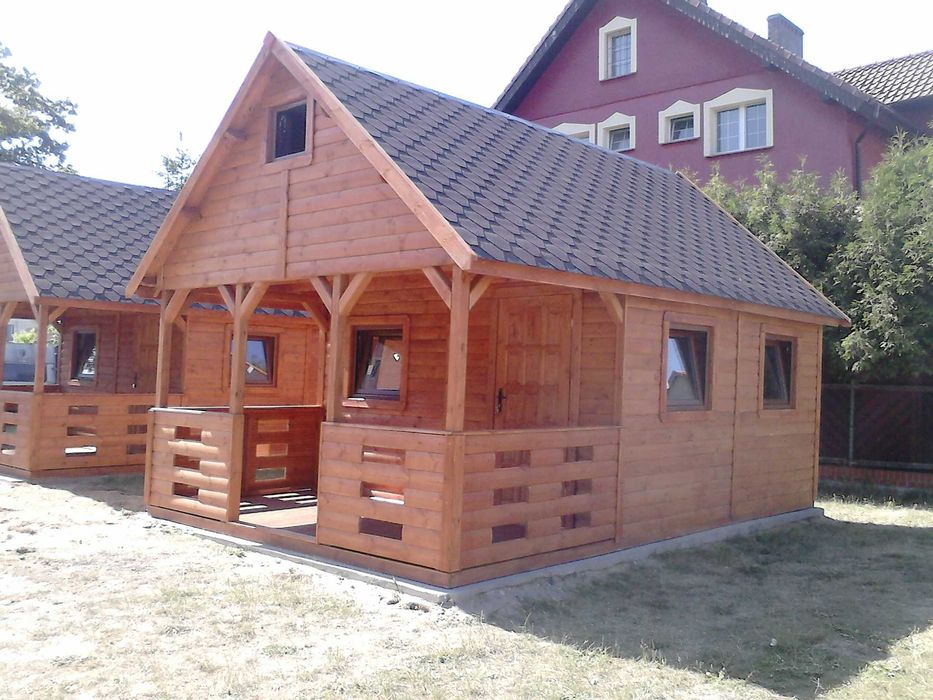 domek letniskowy,drewniany,ogrodowy,antresola,szkieletowy,do 35m2,gont