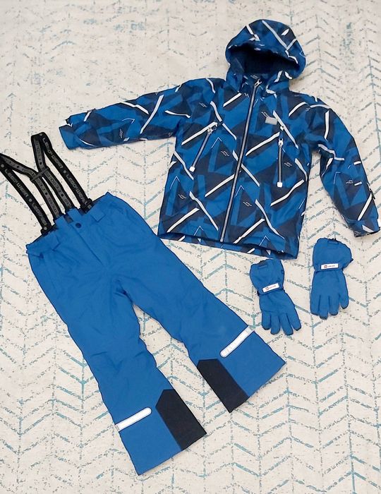 Lego wear зимний лыжный костюм комбинезон + куртка 122, 128