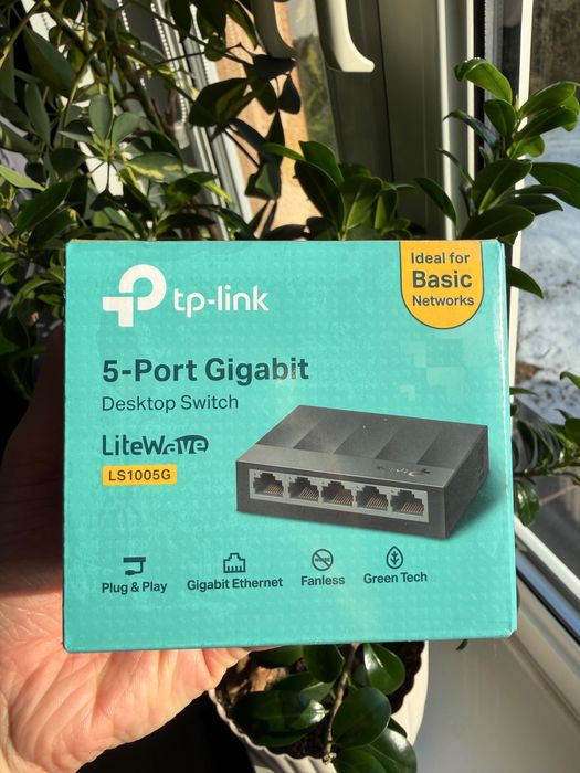 Switch TP-Link LS1005G 5x Gigabit 1000Mb/s LAN Przełącznik 10/100/1000Mb/s