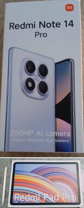 Xiaomi redmi note 14+Xiaomi redmi pad pro vendo/troco