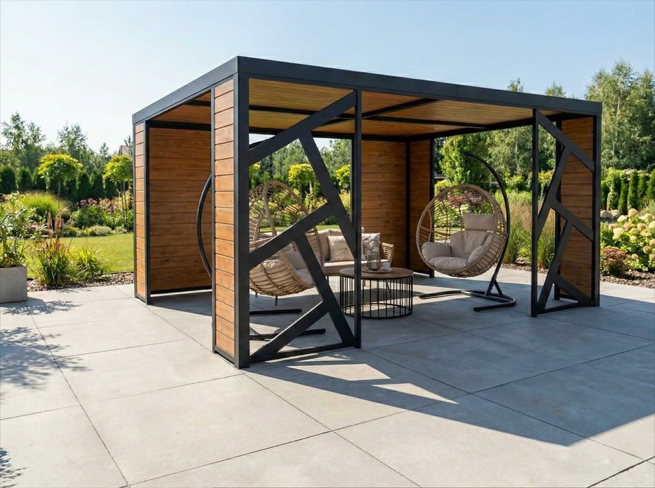 Wiata, altana ogrodowa, zabudowa, pergola